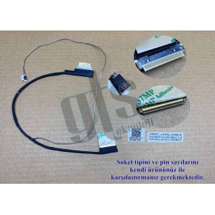 HP 750635-001, 749646-001 Led Ekran Kablosu Data Kablo - 40 Pin