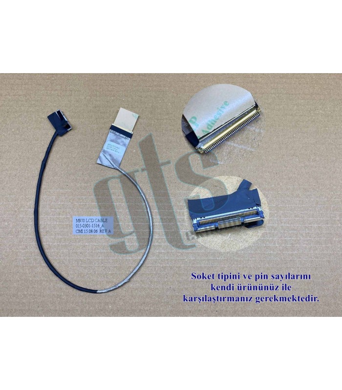 Sony Vaio PCG-71312M Led Ekran Kablosu Data Kablo - 40 Pin