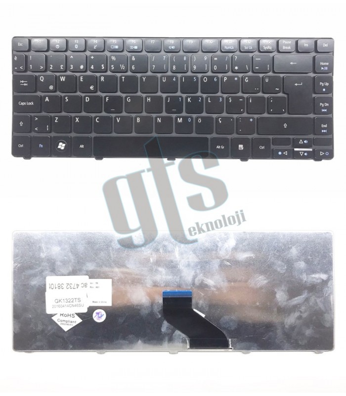 Acer 9J.N1P82.21D Klavye - Türkçe Siyah