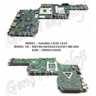 Toshiba Satellite L630 L635 Anakart - BM10G-6050A2338501-MB-A02 Anakart
