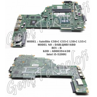 Toshiba Satellite C50-C C55-C L50-C L55-C Anakart - DABLQMB16B0 Anakart