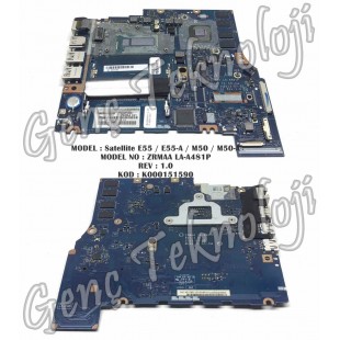 Toshiba Satellite E55 E55-A M50 M50-A Anakart - ZRMAA LA-A481P Anakart