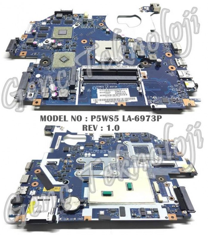 Acer P5WS5 LA-6973P Anakart Acer P5WS5 LA-6973P Anakart