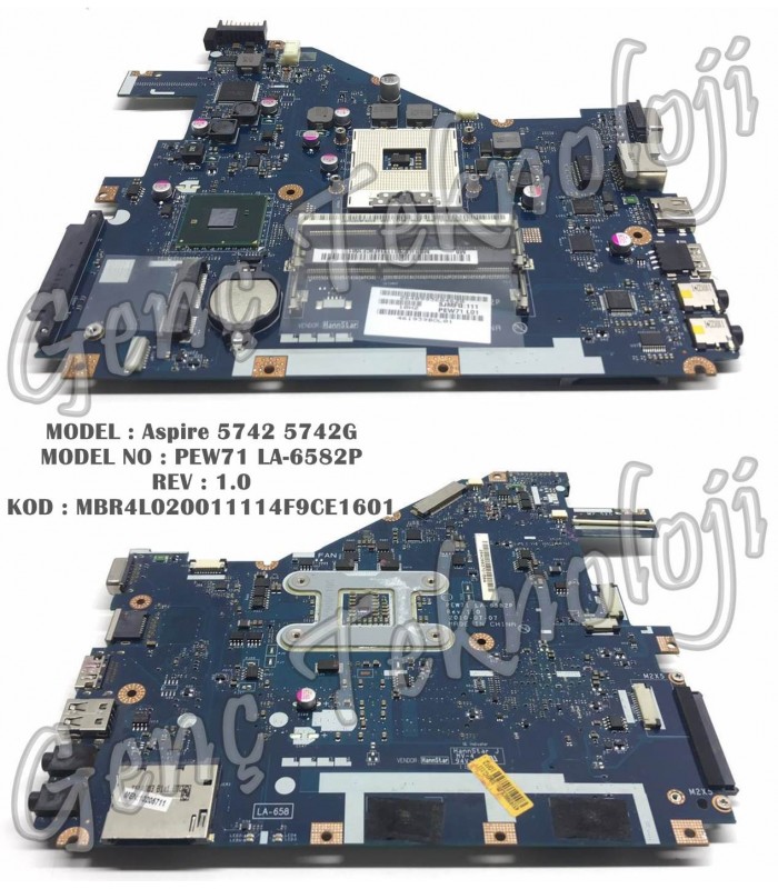 Acer Aspire 5742G Anakart - PEW71 LA-6582P Anakart