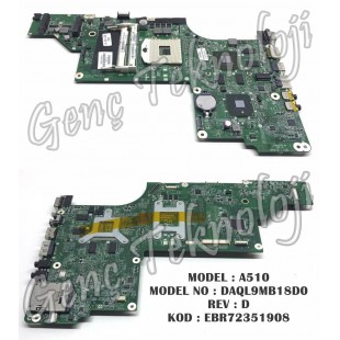 LG A510 Anakart Ekran Kartlı - DAQL9MB18D0 Anakart