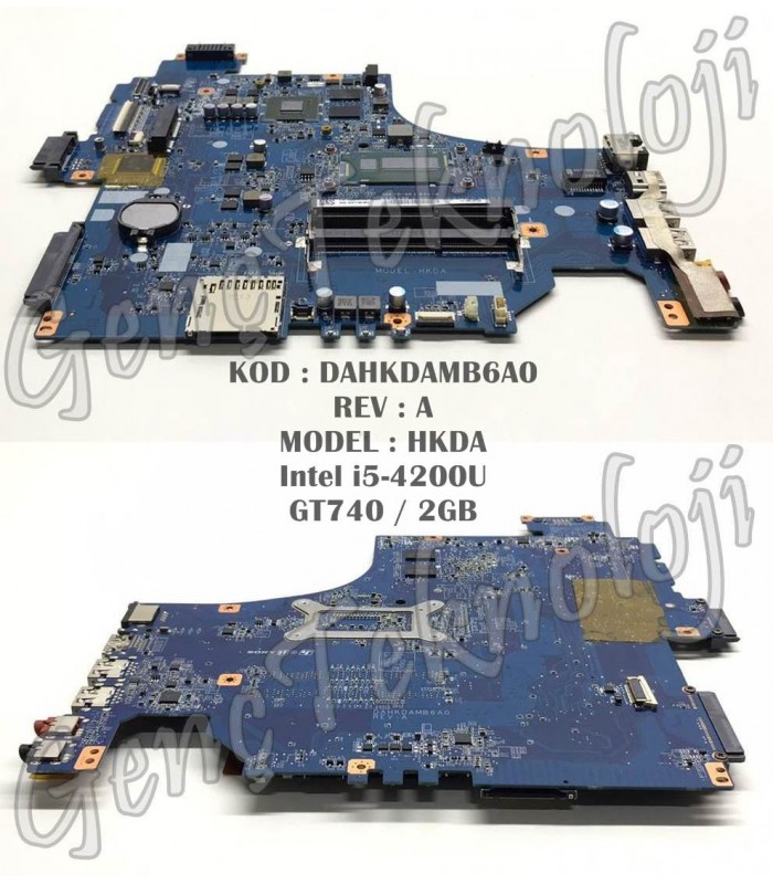 Sony SVF153 SVF1532QSTB Anakart - HKDA DAHKDAMB6A0 Anakart Sony SVF153 SVF1532QSTB Anakart - HKDA DAHKDAMB6A0 Anakart