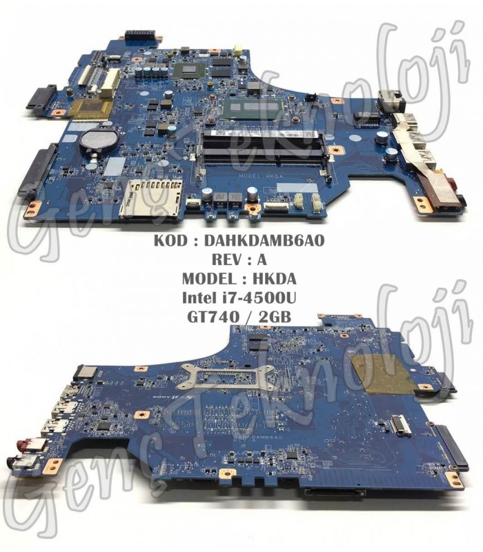 Sony SVF153 SVF1532YSTB Anakart - HKDA DAHKDAMB6A0 Anakart Sony SVF153 SVF1532YSTB Anakart - HKDA DAHKDAMB6A0 Anakart