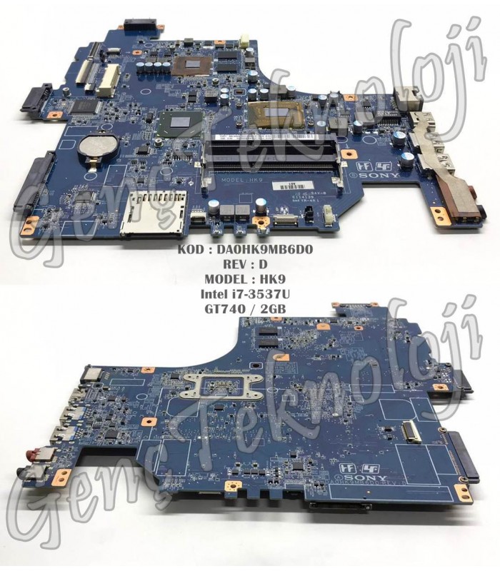 Sony SVF152 SVF1521YSTB Anakart i7 3. Nesil - HK9 DA0HK9MB6D0 Anakart Sony SVF152 SVF1521YSTB Anakart i7 3. Nesil - HK9 DA0HK9MB6D0 Anakart