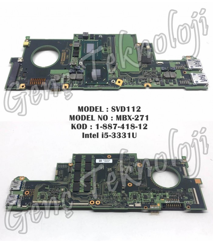 Sony SVD112 Anakart - MBX-271 Anakart Sony SVD112 Anakart - MBX-271 Anakart