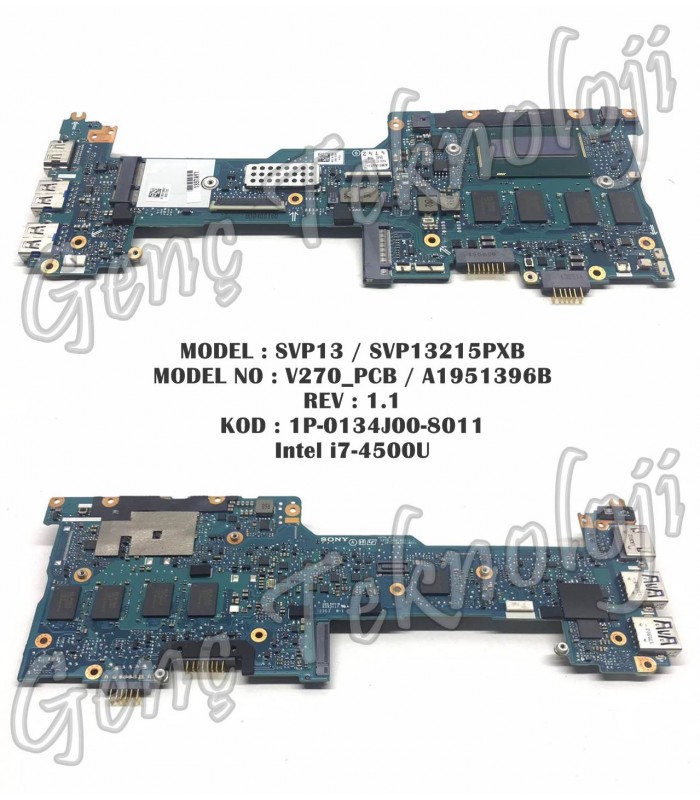 Sony SVP13 SVP13215PXB Anakart - V270_PCB A1951396B Anakart Sony SVP13 SVP13215PXB Anakart - V270_PCB A1951396B Anakart