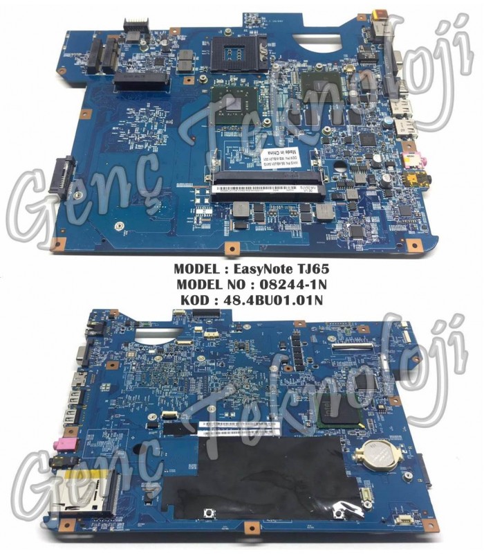 Packard Bell EasyNote TJ65 Anakart - 08244-1N 48.4BU01.01N Anakart Packard Bell EasyNote TJ65 Anakart - 08244-1N 48.4BU01.01N Anakart