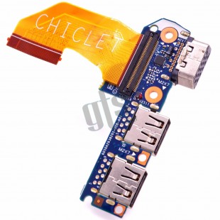 HP EliteBook 740 G1 745 G1 USB Board VGA Jack