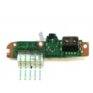 HP DA0U83TB6E0 USB Port Audio Jack Board HP DA0U83TB6E0 USB Port Audio Jack Board