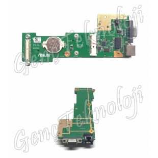 Asus UL50V, UL50VF, UL50VG LAN VGA IO Board - Rev. 2.0 - Orijinal