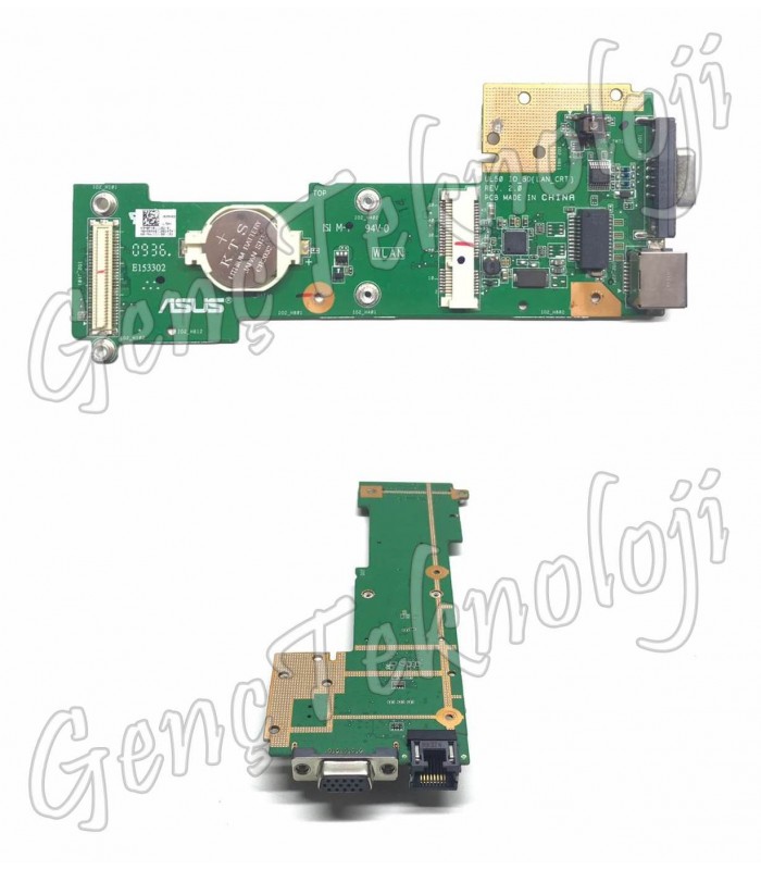 Asus 60-NWUIO1100 LAN VGA IO Board - Rev. 2.0