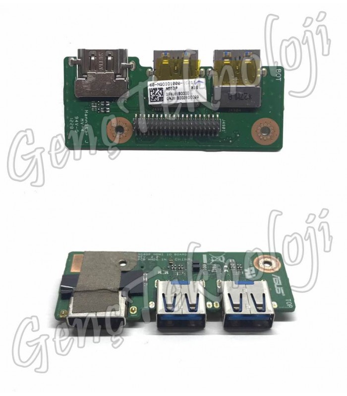 Asus N56JN, N56JR, N56V, N56VB USB HDMI IO Board