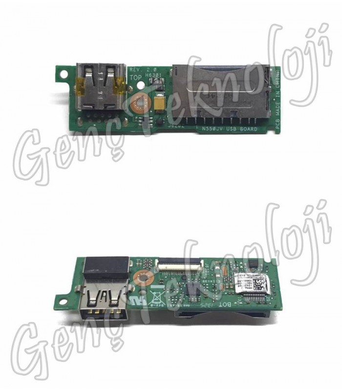 Asus 69N0P9G10D00 USB Board - Rev. 2.0