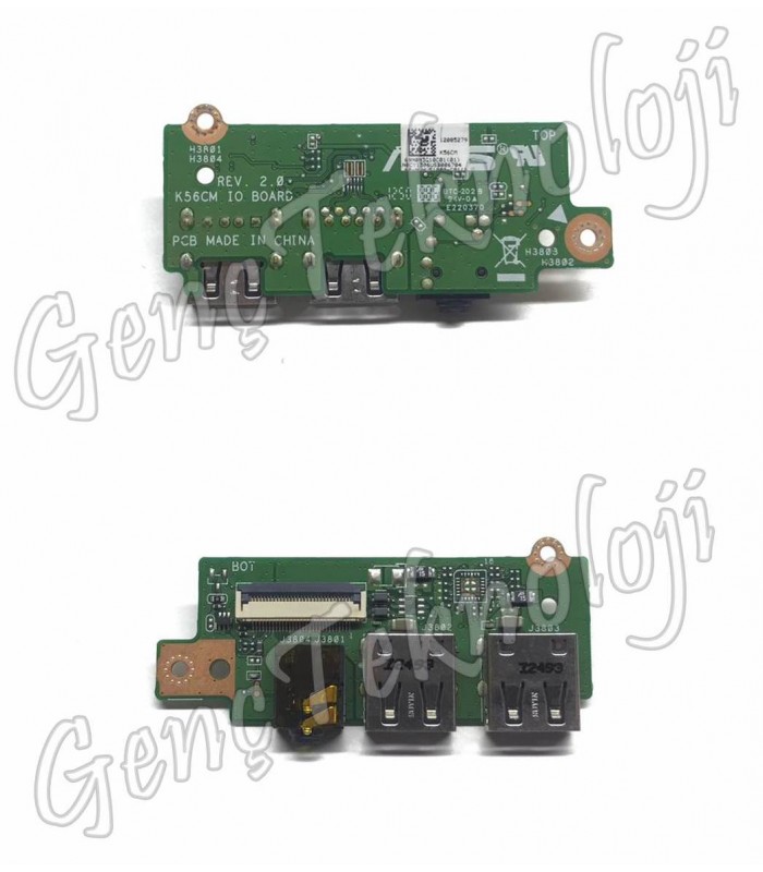 Asus A56C, A56CA, R505CM, V550CA Audio USB IO Board - Rev. 2.0