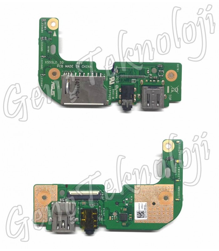 Asus F555BA, F555BP, F555DA USB IO Board Tip 2 - Rev. 2.0
