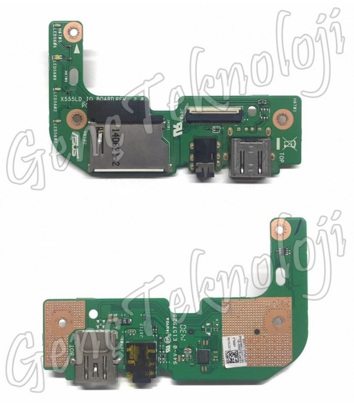 Asus F555BA, F555BP, F555DA USB IO Board Tip 1 - Rev. 2.0
