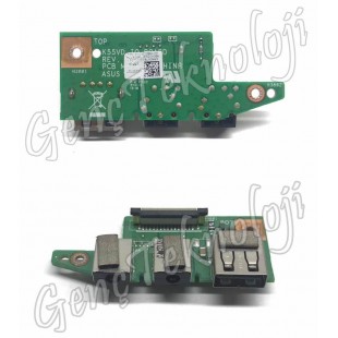 Asus A55A, A55DE, A55DR, A55N, A55VD Audio USB IO Board - Rev. 2.3 - Orijinal
