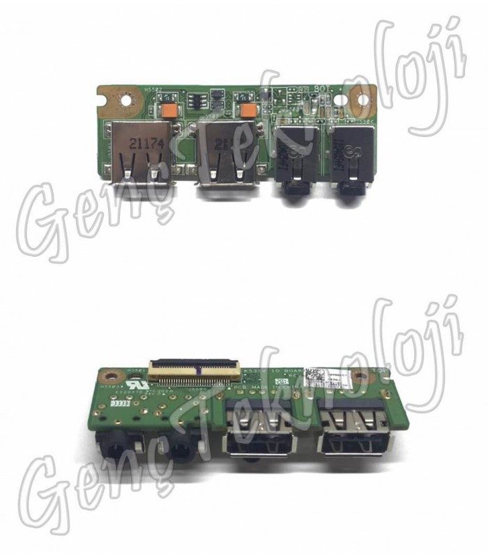 Asus A53E, A53S, X53SJ Audio USB IO Board - Rev. 2.3