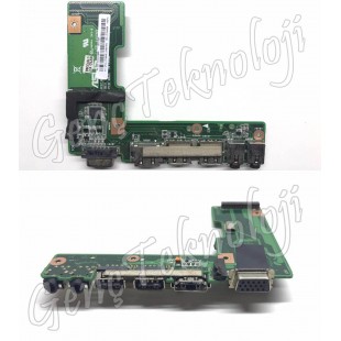 Asus K52N Audio VGA HDMI USB IO Board - Rev. 2.1 - Orijinal