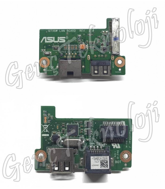 Asus G73J, G73JH, G73JW USB LAN Board - Rev. 2.0