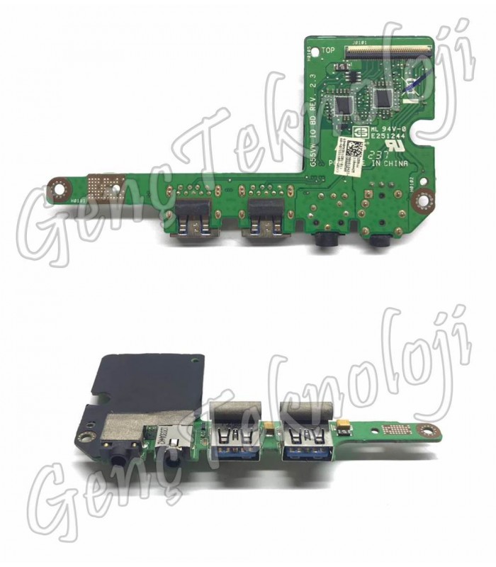 Asus 69N0MKB11G01 Audio USB IO Board - Rev. 2.3