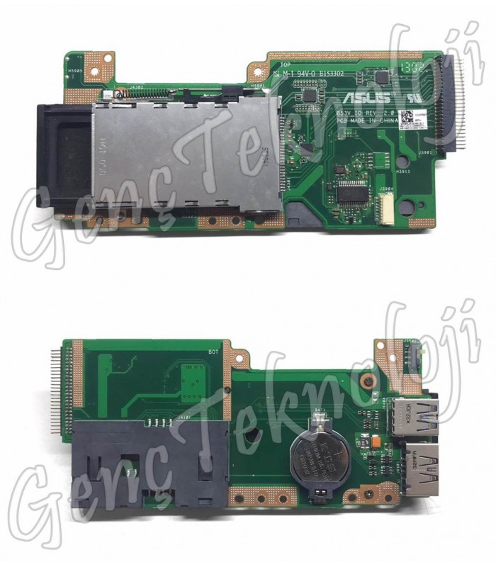 Asus B53J, B53S, B53V e-SATA USB IO Board - Rev. 2.0