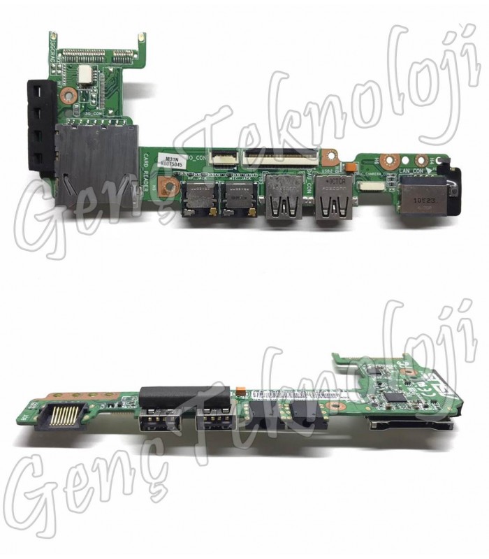 Asus 1015P Audio LAN USB IO Board - Rev. 1.3G