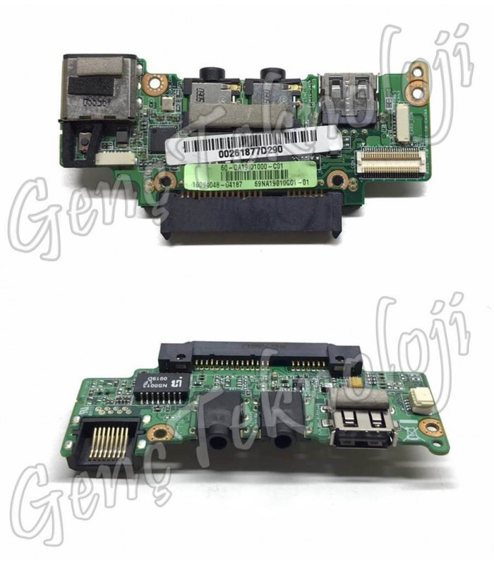 Asus 1008PGO Audio LAN USB IO Board - Rev. 1.2G