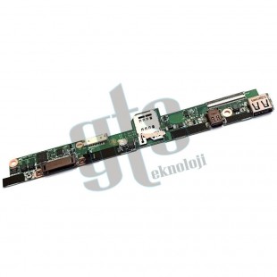 Lenovo 04X0511 Dc Power Jack Sim Kart USB Port Board