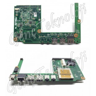 Asus 69N0HWB10C02 Power Jack USB IO Board - Rev. 2.0 - Versiyon 1 - Orijinal