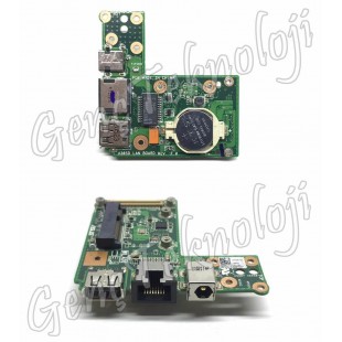 Asus 69N0KYC10C01 USB Power Jack LAN Board - Rev. 2.0 - Orjinal