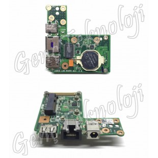 Asus U30J, U30JC USB Power Jack LAN Board - Rev. 2.0 - Orjinal